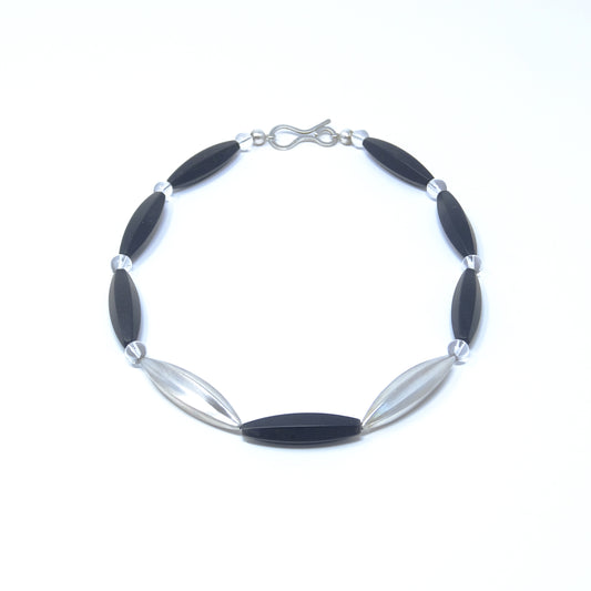Onyx – 925 Silber – Kette