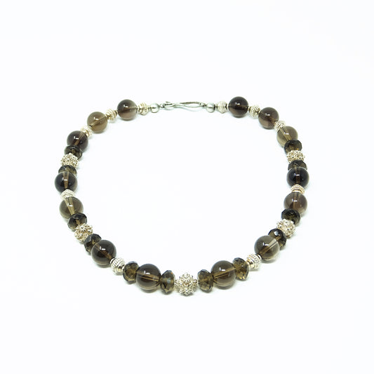Rauchquarz – 925 Silber – Kette